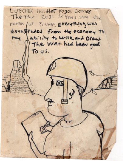 One Page from Lubchek comics:Unplugged