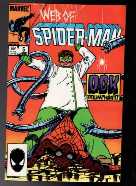 WEB OF SPIDER-MAN #5 MARVEL COMICS 1985 VF+