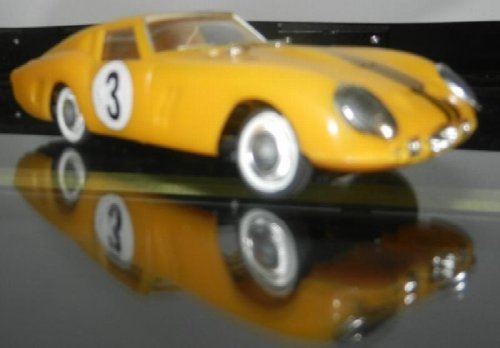 NICE VINTAGE IDEAL MOTORIFIC YELLOW FERRARI BERLINETTA COUPE BODY and chassis