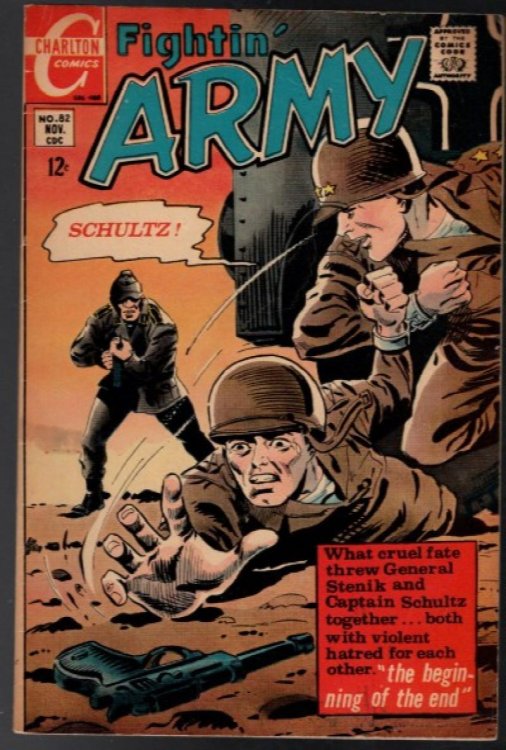 FIGHTIN' ARMY #82 CHARLTON COMICS 1968
