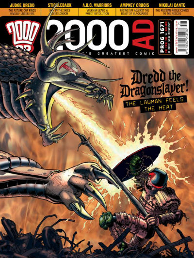 2000 AD PROG 1671 DREDD THE DRAGONSLAYER! RELEASED 10TH FEB 2010