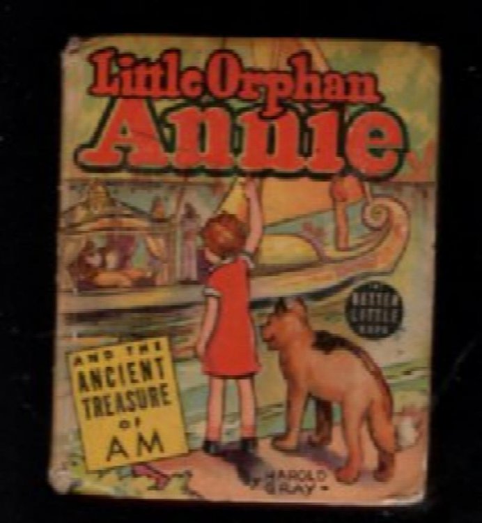 1939 Big Little Book Little Orphan Annie and the Ancient Treasure of Am #1414