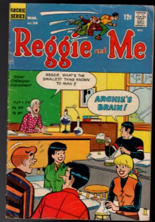 REGGIE AND ME # 34 - Vintage Silver Age 
