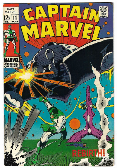 CAPTAIN MARVEL #11 1968-1979 VOLUME 1 MARVEL
