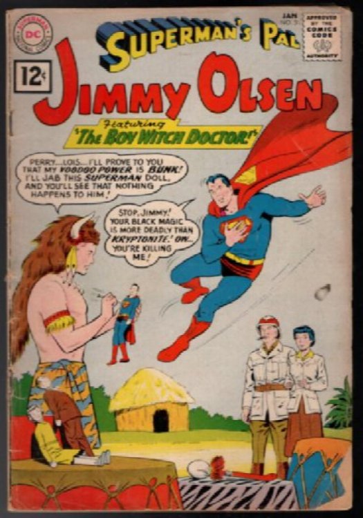 Supermans Pal Jimmy Olsen #58 Silver Age January 1962