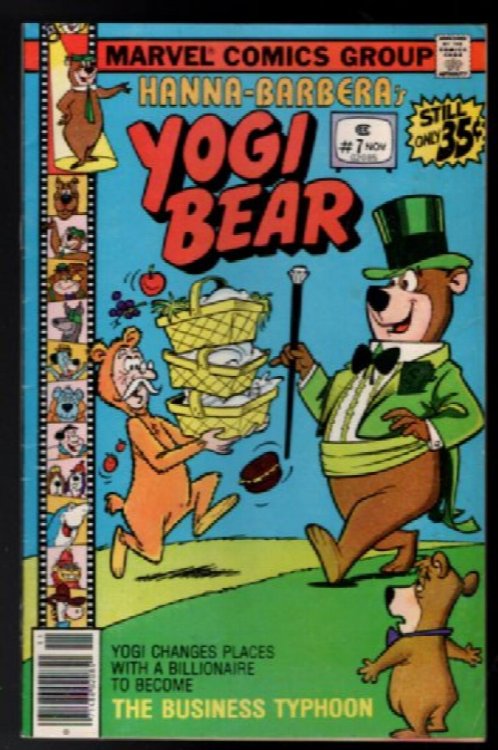 Yogi Bear #7 Hanna Barbera Marvel Comics 1978 VF