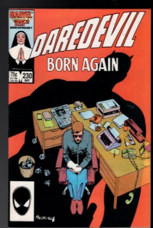 Daredevil #230 Marvel Comics Copper Age Miller Mazzucchelli Born Again