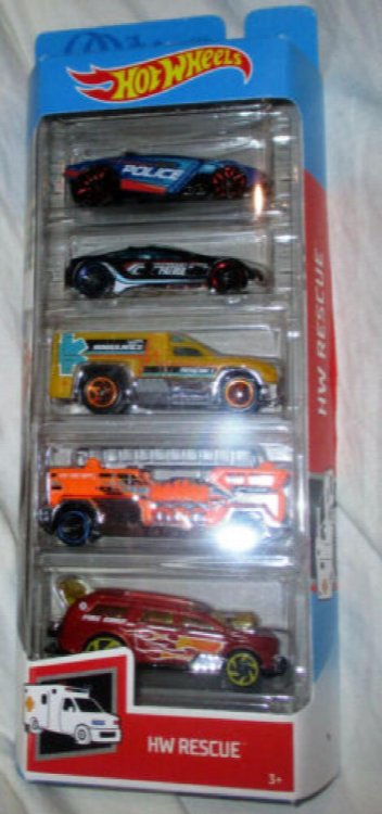 Hot Wheels: Highway Rescue 5 pack