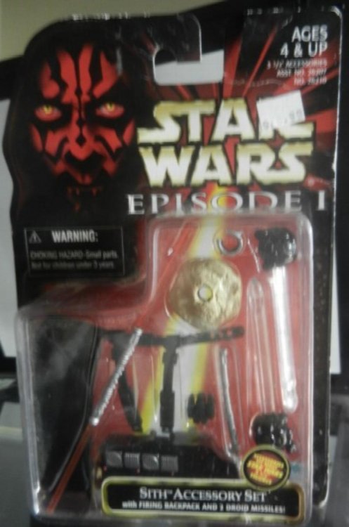 Sith Accessory Set 1990's Star Wars Episode One weapons accessories