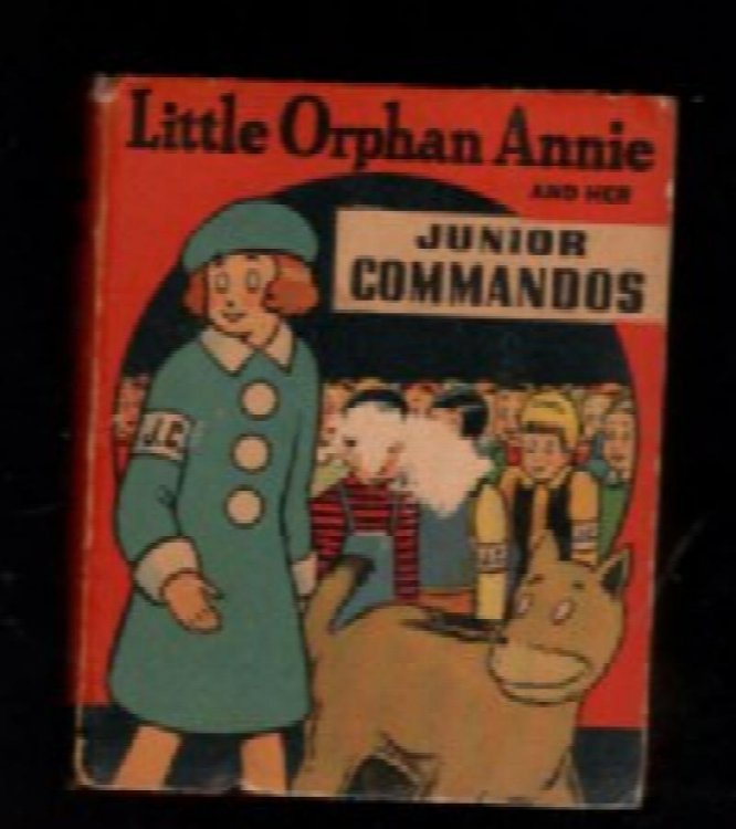 1935 Big Little Book , Little Orphan Annie and her Junior Commandos #1487,