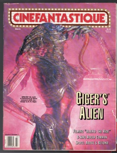 Cinefantastique Mag. March 1996 Issue, GIGER'S ALIEN, Roger Corman