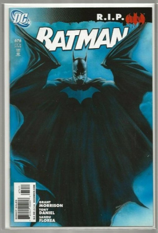 Batman 676-681 complete R.I.P. run of 6 Morrison Ross Daniel high grade 2008