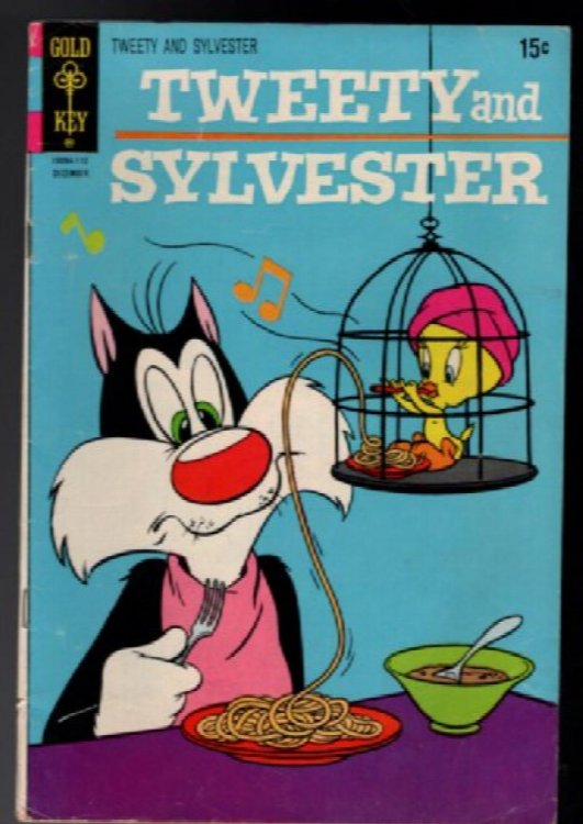 Tweety and Sylvester #21 VG 1971 Gold Key