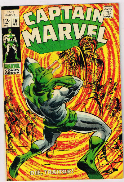 CAPTAIN MARVEL #10 1969 VOLUME 1 MARVEL