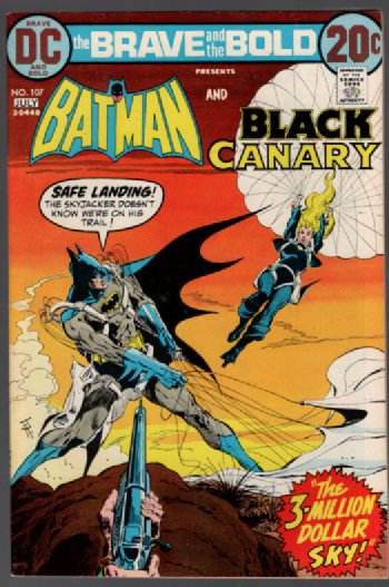 The Brave and the Bold #107:Batman and the Black Canary