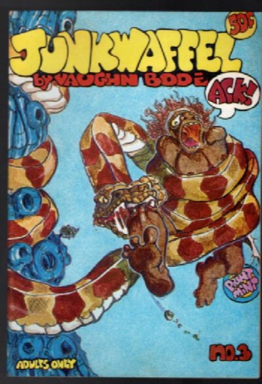 JUNKWAFFEL by VAUGHN BODE Vol.3 UNDERGROUND COMIC Print Mint 1976