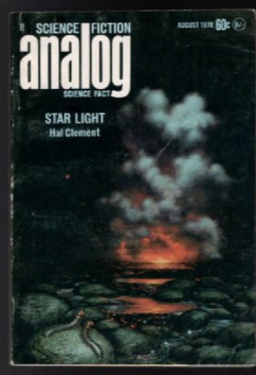 ANALOG: January,March,:April June,July,August Oct. and November,1970 Star Light by Hal Clement (part three)(Lot lot of 8)