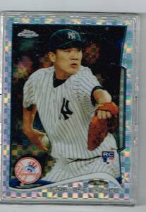 2014 Topps Chrome Baseball #10 Masahiro Tanaka Rookie Card Topps Chrome