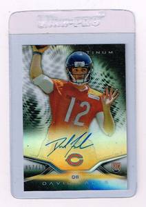 2014 Topps Platinum Autographs Refractors #7 David Fales Topps Platinum