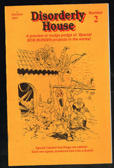 disorderly house #2[Limited edition, Signed and Numbered ashcan #200] Bob Burden Books