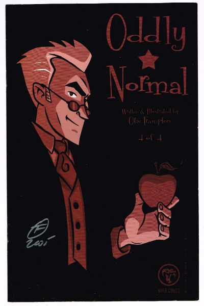 ODDLY NORMAL #4 MINI-SERIES VIPER COMICS signed