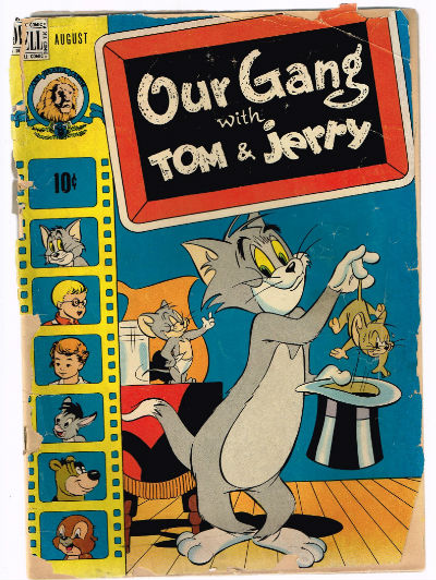 OUR GANG COMICS #49 Dell poor 0.5 only copy we've ever offered! rare; Tom & Jerry cvr