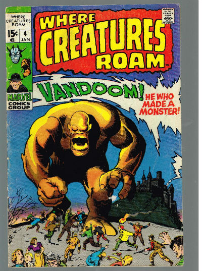 WHERE CREATURES ROAM #4 VOLUME 1 MARVEL