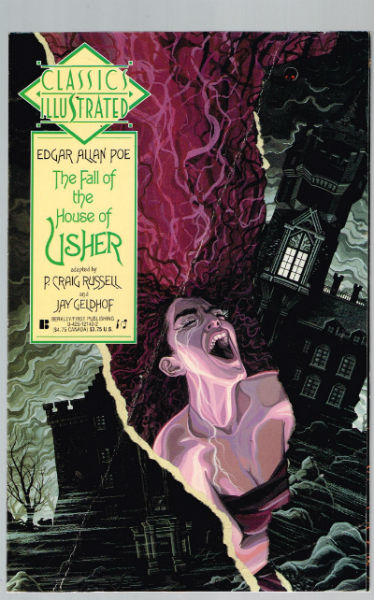 The Fall of the House of Usher (Classics Illustrated) by Poe, Edgar Allan
