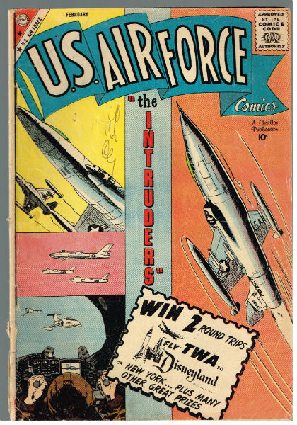 U.S. AIR FORCE #8 VOLUME 1 CHARLTON 5.5 very Good+/fine