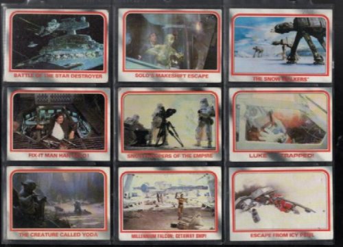 Star Wars: Empire Strikes Back trading cards 9 in archival page.