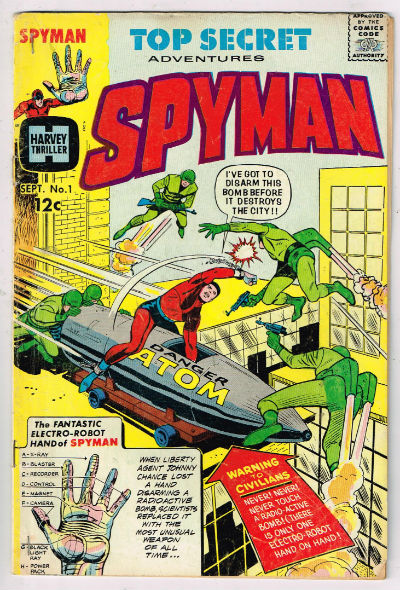 Spyman #1;sept.,1966