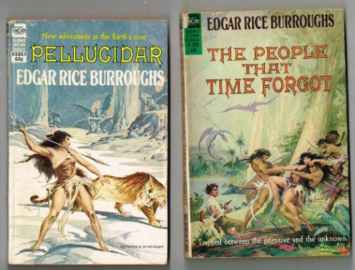 Edgar Rice Burroughs:4 Ace novels with amazing Frazetta and Roy Krenkel jr.covers.