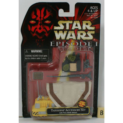 Star Wars Episode 1 Tatooine Accessory Set (B) - MOSC Hasbro Star Wars Episode 1