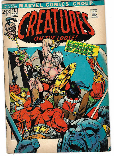 CREATURES ON THE LOOSE #16 1971-1975 VOLUME 1 MARVEL