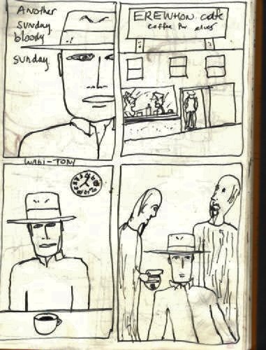 Set of Lubchek hand drawn pages