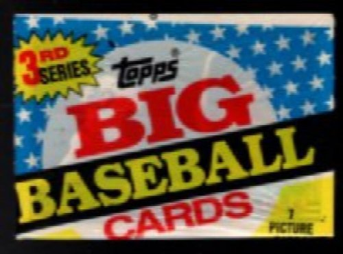 1989 Topps Big Baseball Cards-1 Unopened Packs-3rd Series-7 Cards Per Pack trading cards