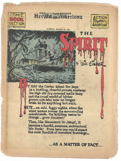 The Spirit,the herald examiner comc book section march 31st.1946
