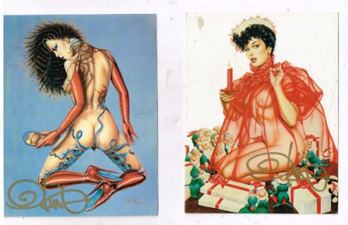 Olivia:3 saucy cards by the Mistress of Saucy and signed by her as well