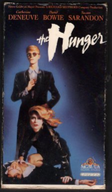 The Hunger (VHS, 1991, 1983 Film) Catherine Deneuve David Bowie - VG+ Tested