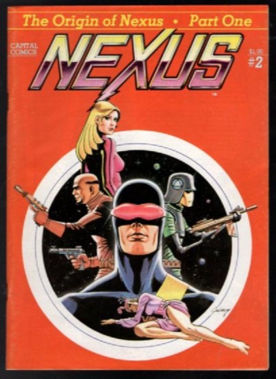 NEXUS #2 - 1982 - CAPITAL COMICS - STEVE RUDE & MIKE BARON