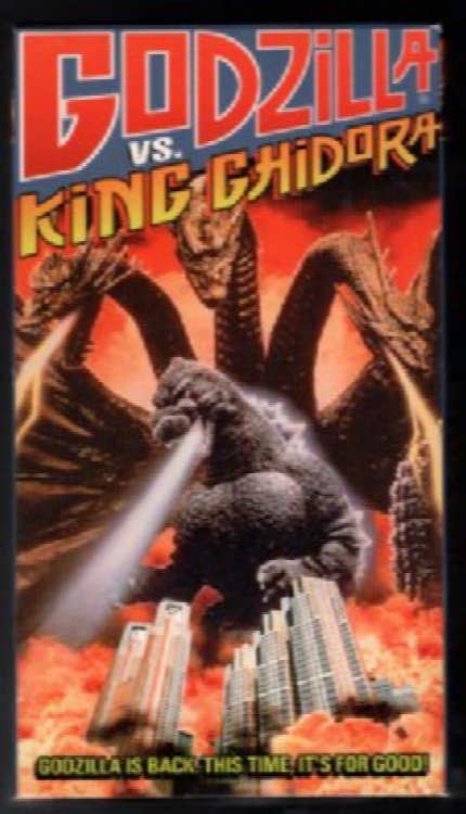 Godzilla Vs. King Ghidora 1991 TOHO (1998 Tristar) VHS *Rare*