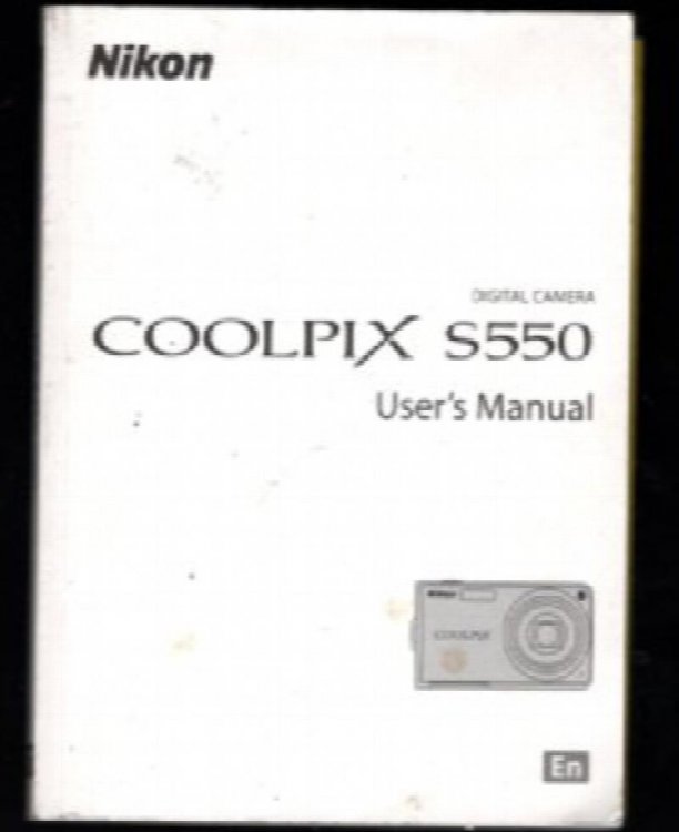 Nikon Coolpix S550 Digital Camera User's Manual