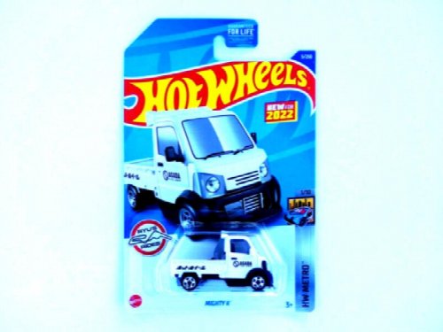 2022 Hot Wheels Mighty K White #5 5/250 HW Metro 1/10