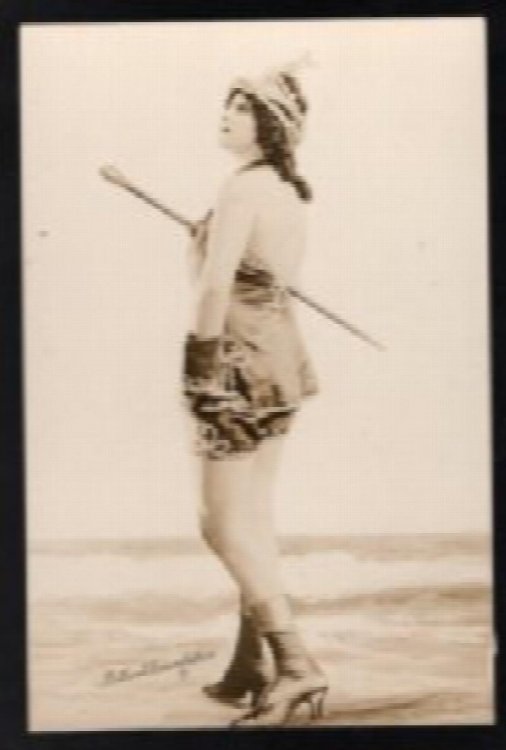 Bothwell's Browne Bathers Post Card. Famous Female Impersonator from the 1920's