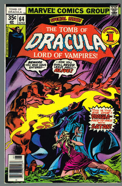 Tomb Of Dracula #64 Gene Colan Art!!