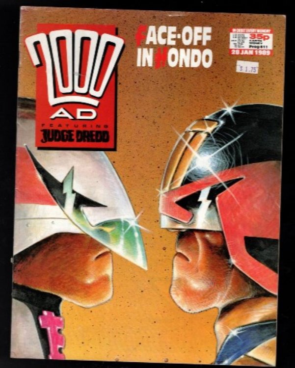 2000 A.D.: 26 September,1989; Prog #611 featuring Judge Dredd