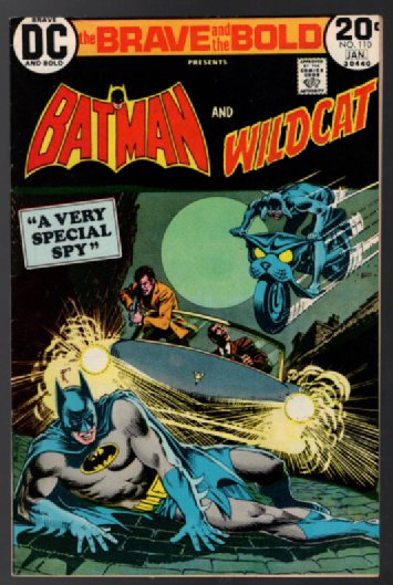The Brave and the Bold #110:Batman and Wildcat