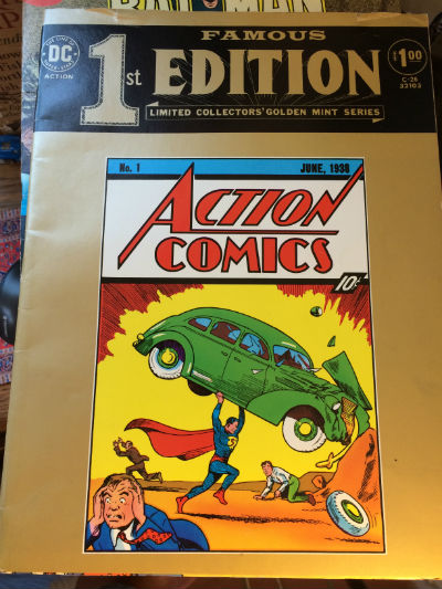 Famous First Edition # C-26 Action Comics #1 Paperback 1974 by Siegel & Shuster (Author)