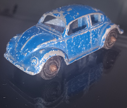1/72 Scale 1960's Volkswagen Type 1 Beetle Diecast Car Miniature 2.5