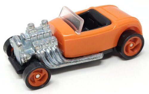 1993 Hot Wheels Orange Roadster Hot Hubs 1/64 Scale Loose